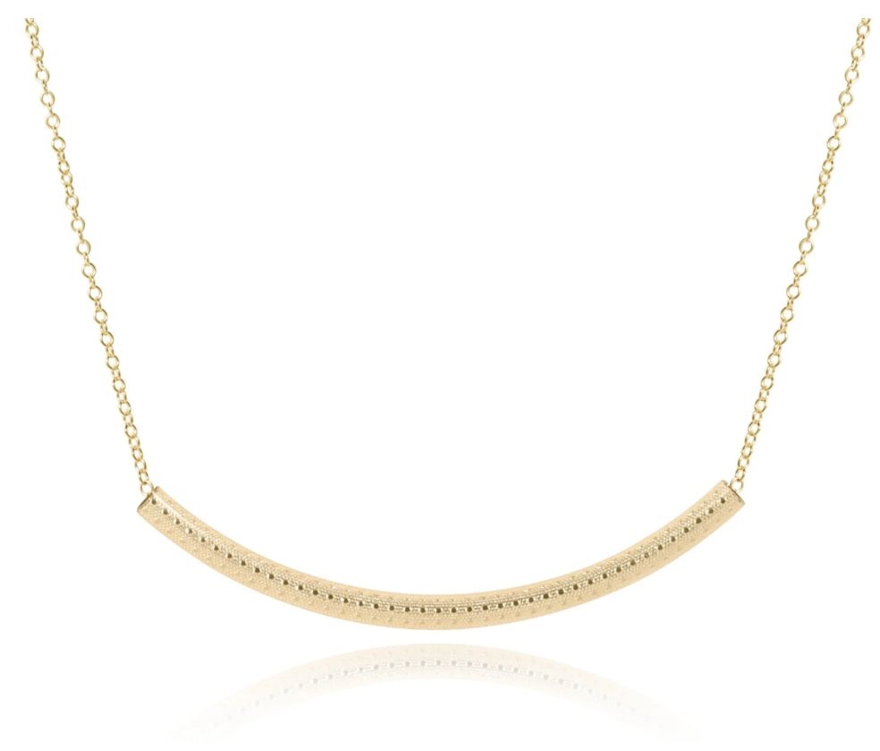 Enewton 16&quot; Bliss Bar Textured Gold Necklace