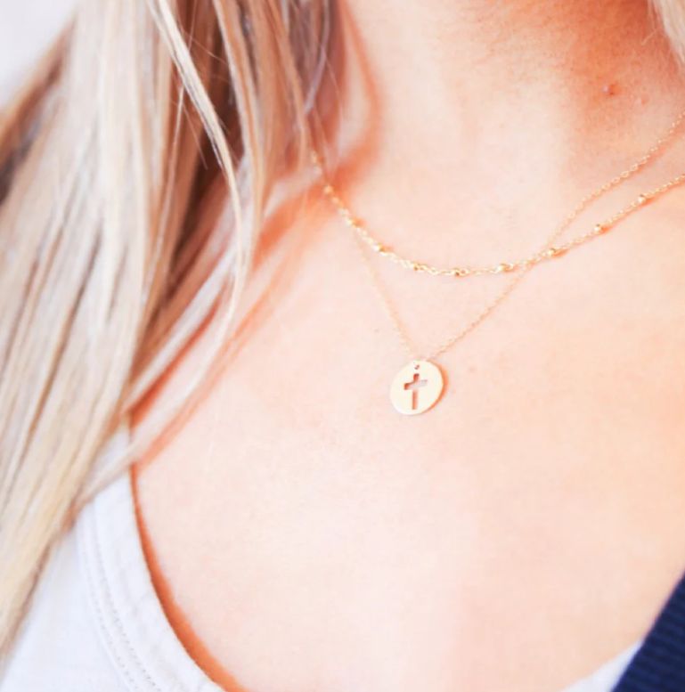 16&quot; Gold Blessed Charm Necklace