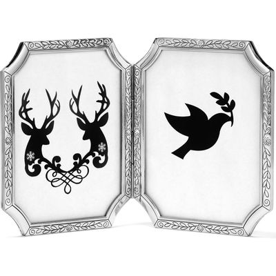 Tapestry Double Frame Silver