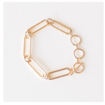 Patsy Gold Link Bracelet