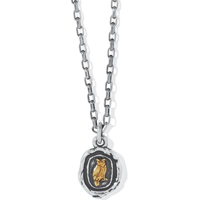 Ferrara Virtue Owl Pendant Necklace