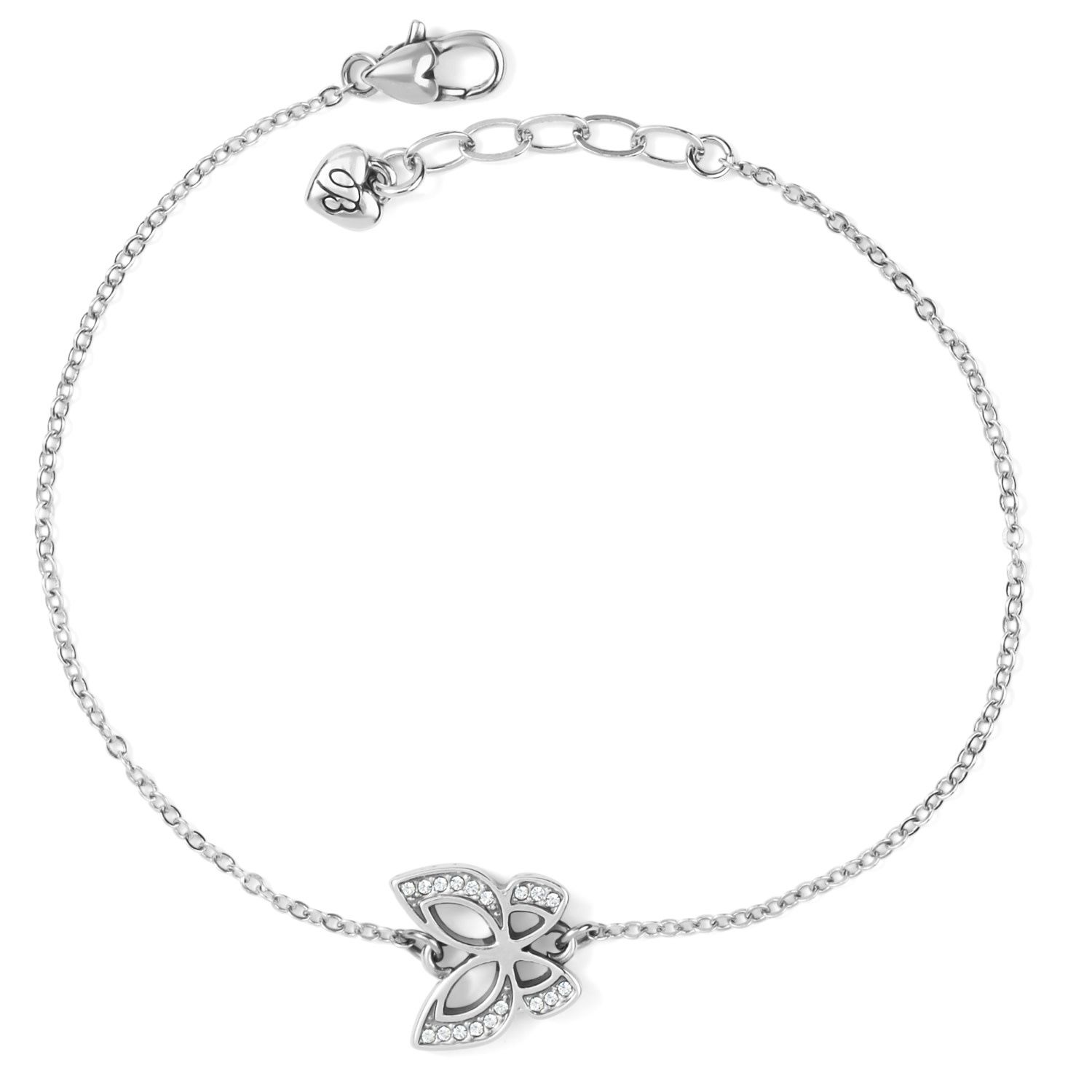 Inner Shine Flutter Anklet - Silver, OS