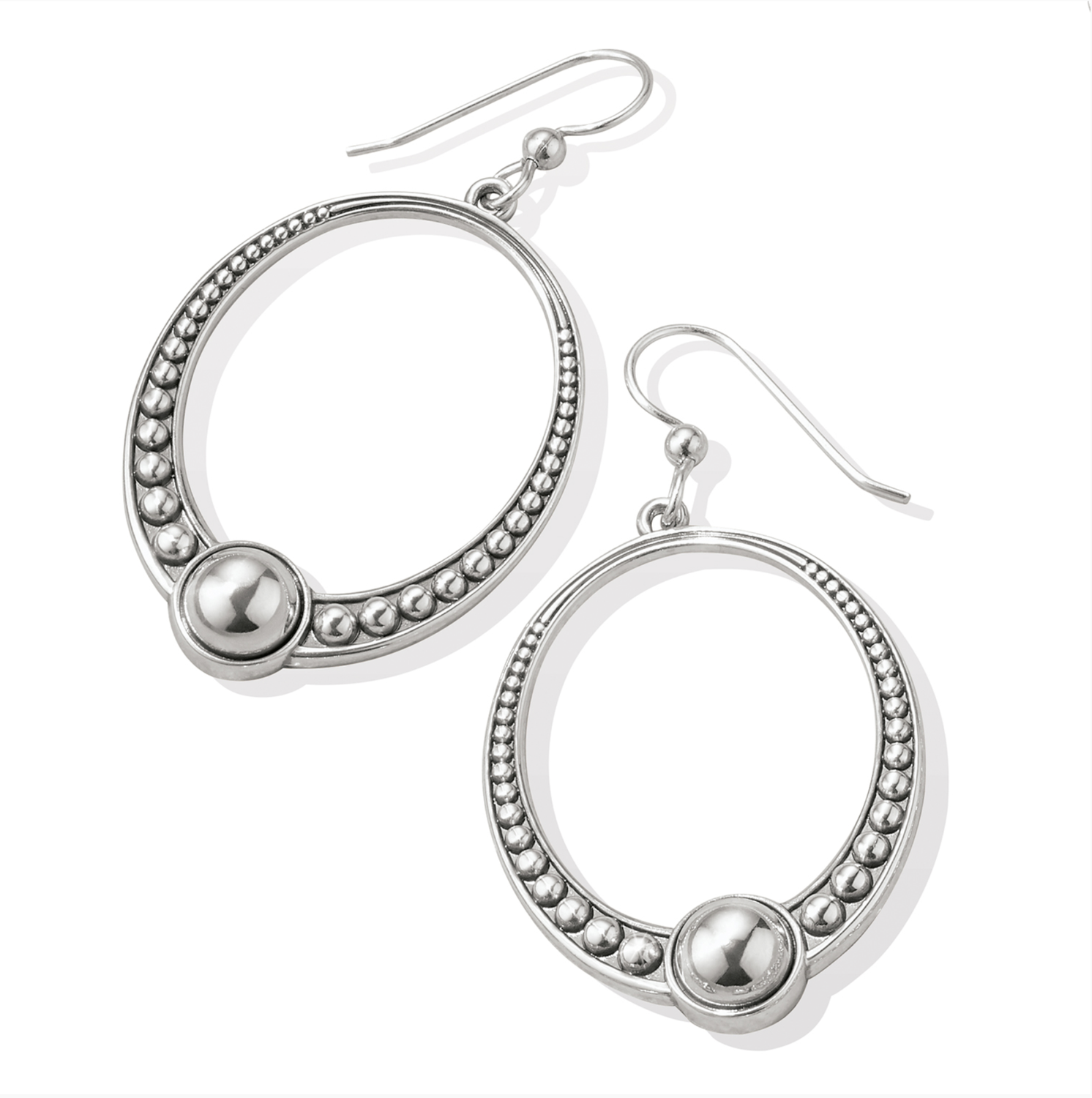 Pretty Tough Oval French Wire Earrings