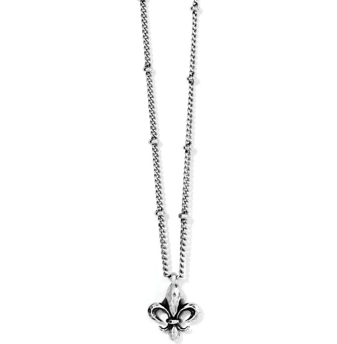 Ferrara Fleur De Lis Mini Pendant Necklace