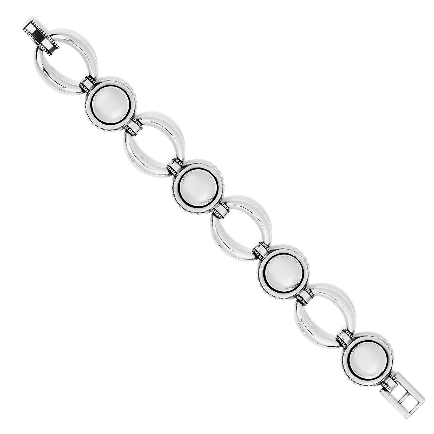 Pretty Tough Bold Stud Bracelet Silver