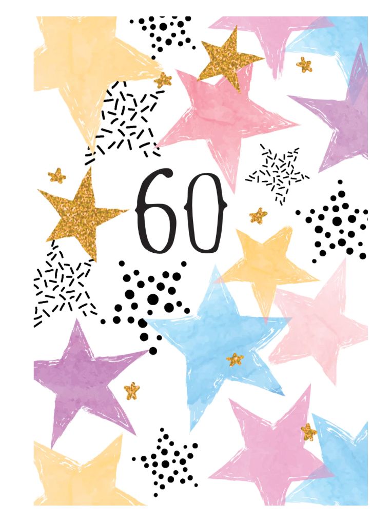 60 Birthday Card