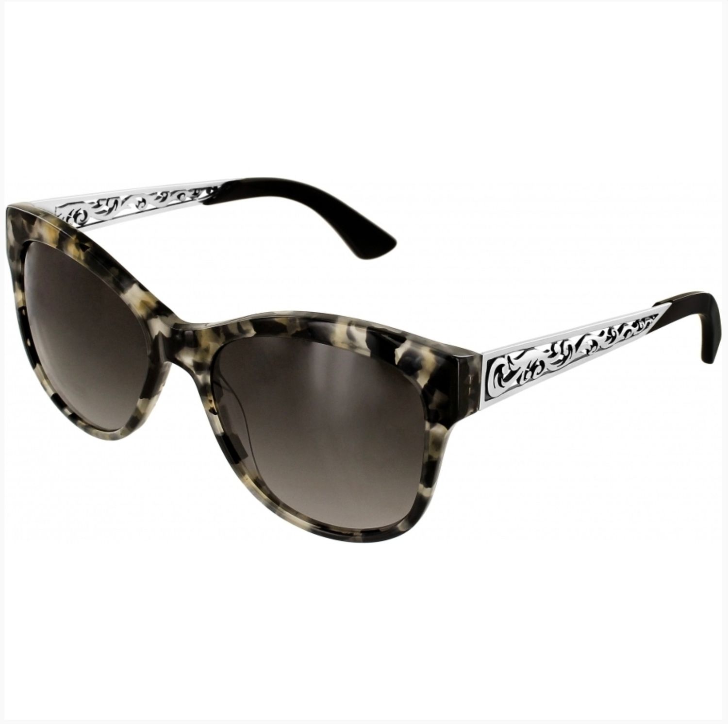 A12623 FERRARA BLACK/WHITE SUNGLASSES