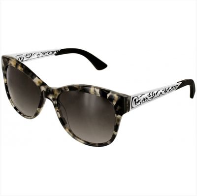 A12623 FERRARA BLACK/WHITE SUNGLASSES