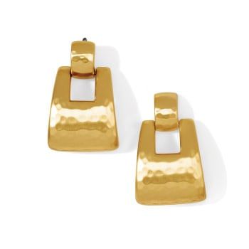 Dauphin Gold Post Earrings