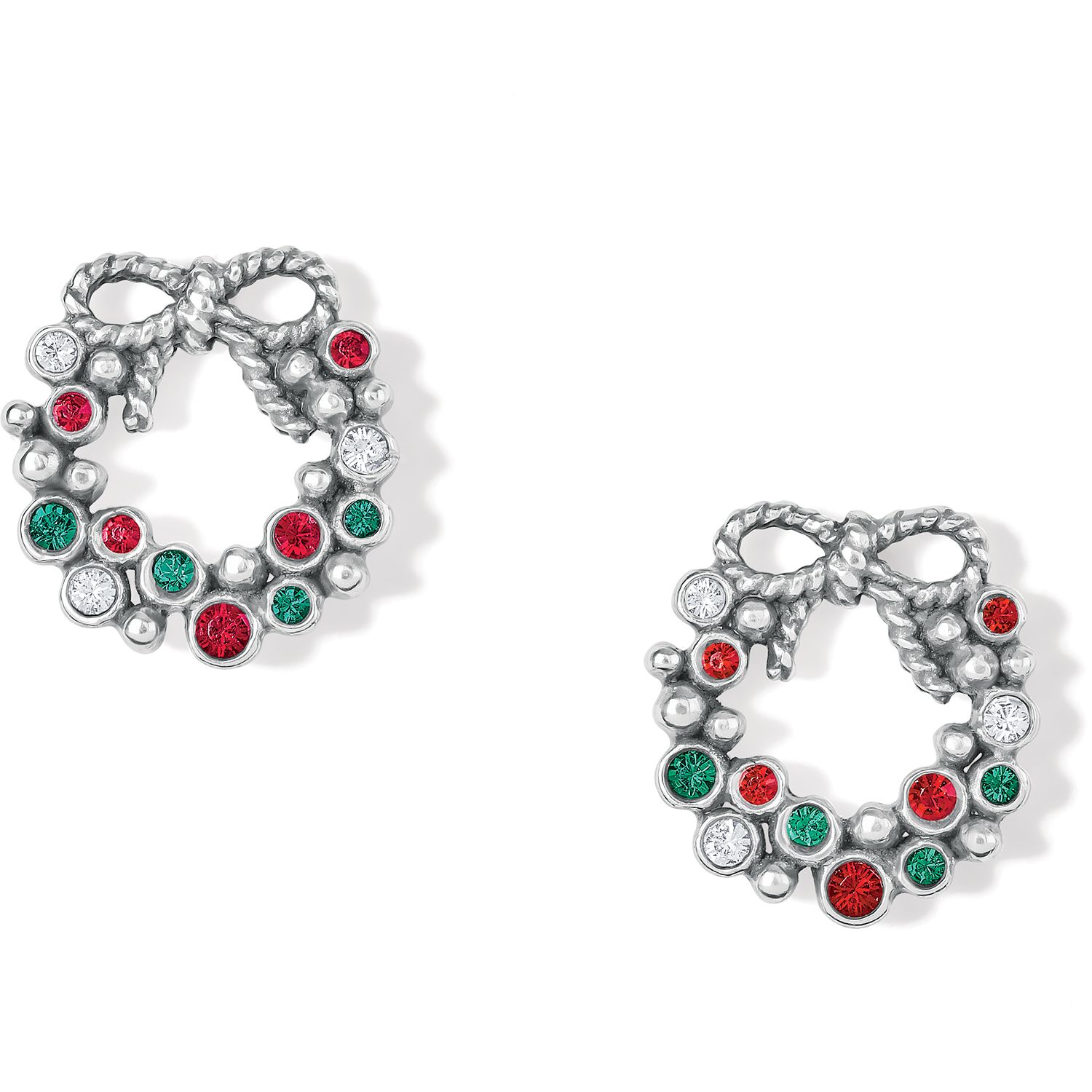 J22333 Eternal Joy Wreath Mini Post Earrings