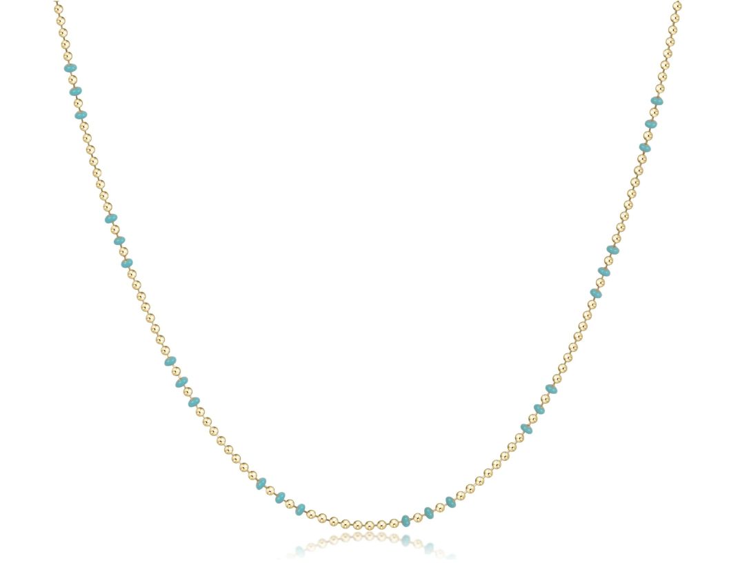 15&quot; Hope Joy Choker , Color: Turquoise