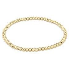 Enewton Extends Classic Gold Bead Bracelet, Size: 3mm