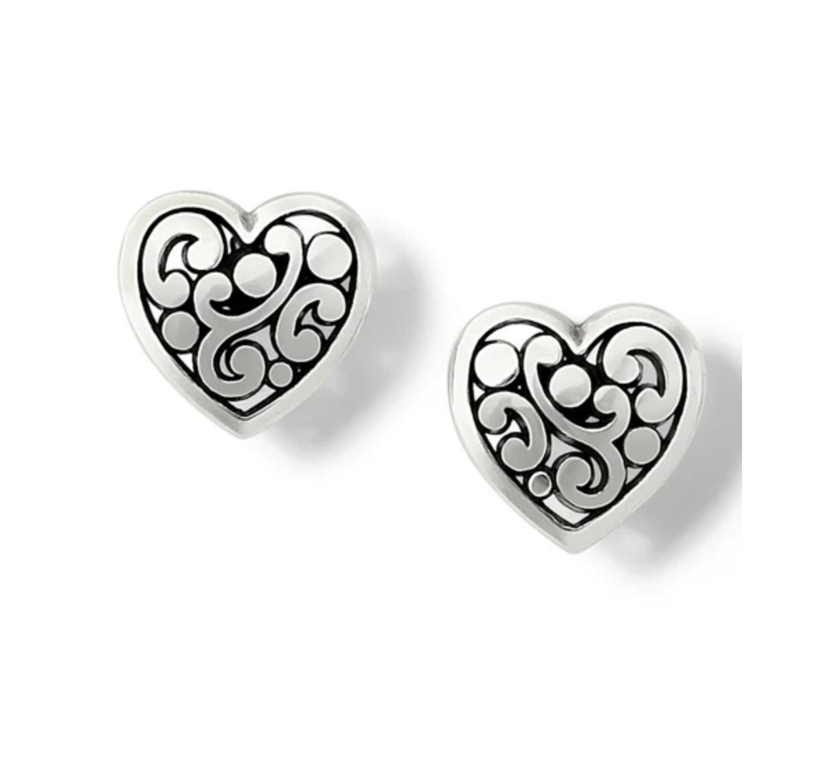 Contempo Heart Post Earrings
