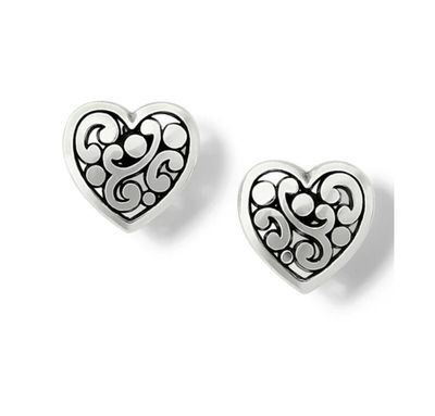 Contempo Heart Post Earrings