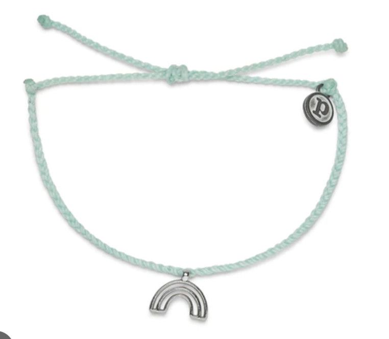 Chasing Rainbows Silver Charm Bracelet