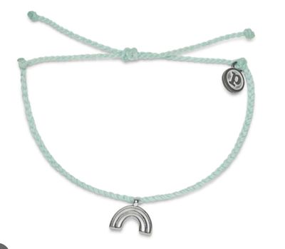 Chasing Rainbows Silver Charm Bracelet