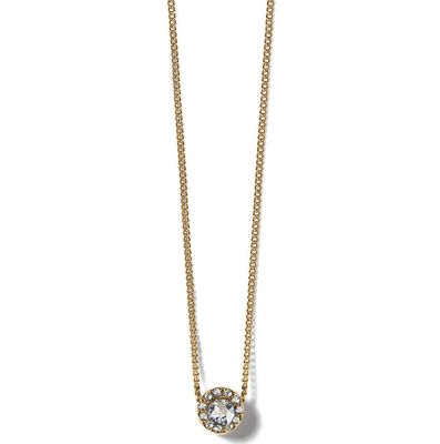 Illumina Gold Solitaire Necklace