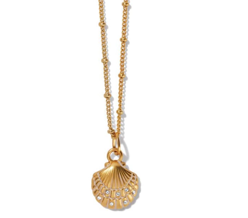 Voyage Mini Shell Necklace Gold