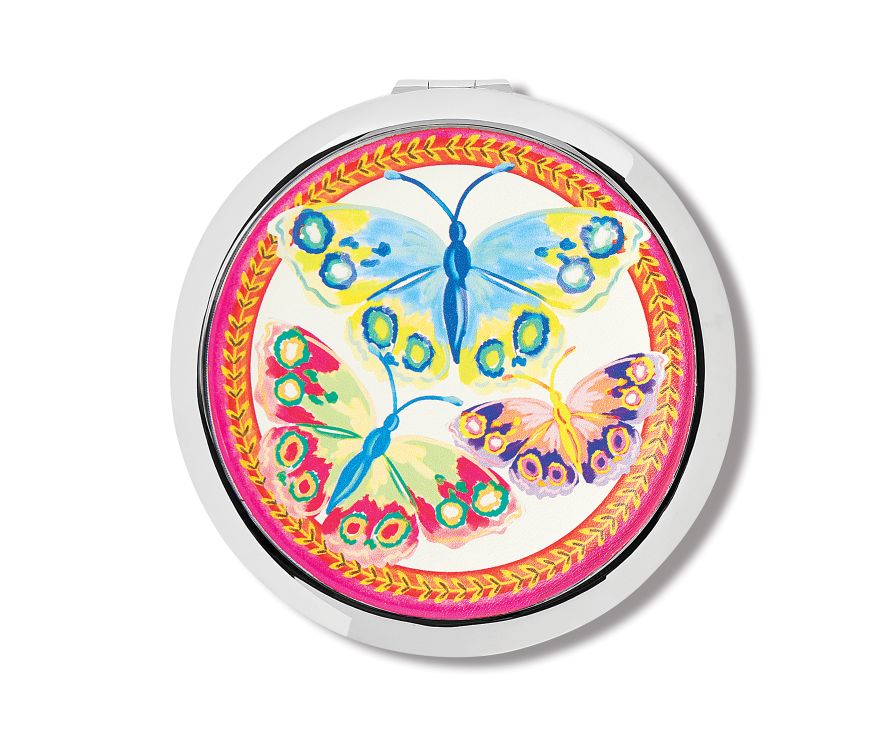 French Garden Travel Mirror