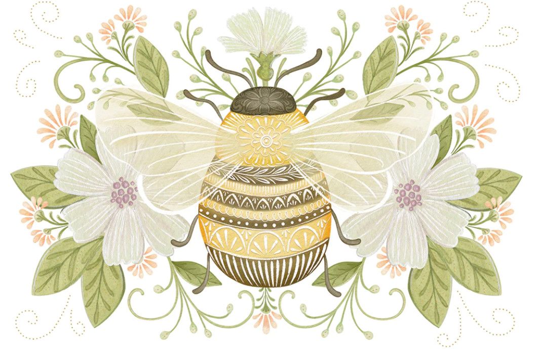 Bee Happy Birthday Card