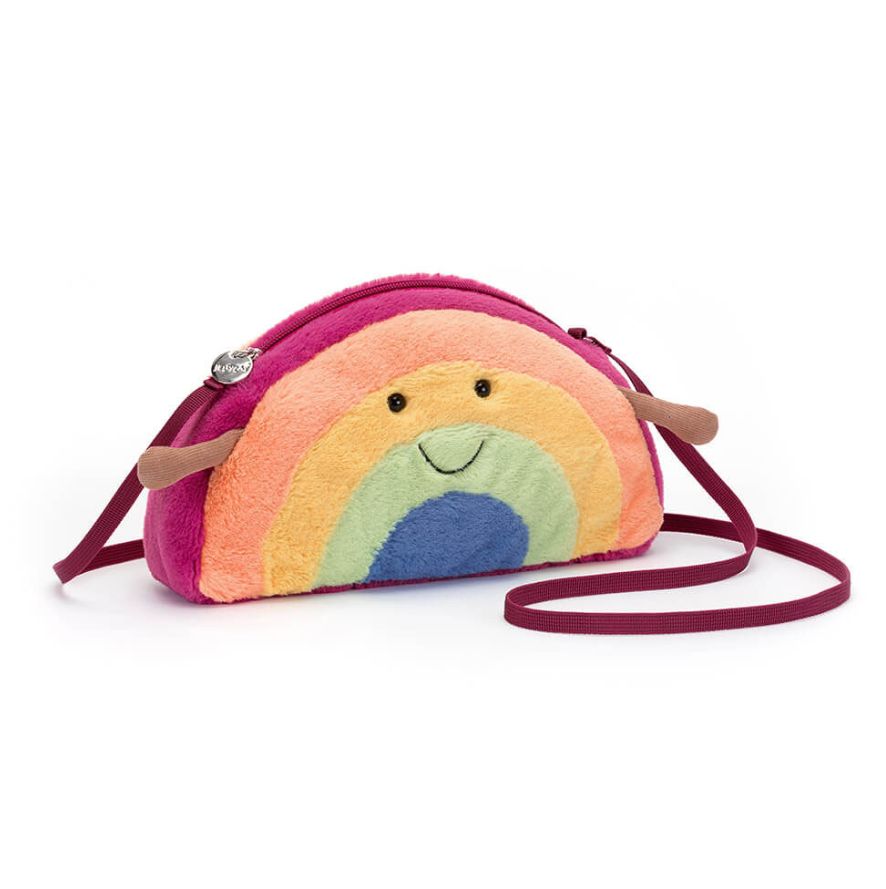 Jellycat Amuseables Rainbow bag plush accessory at our boutique in Poughkeepsie NY
