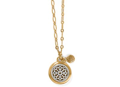 Ferrara Two Tone Luce Small Pendant Necklace