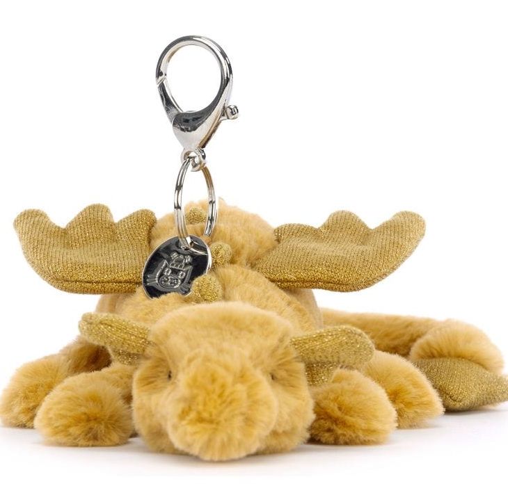 Golden Dragon Bag Charm