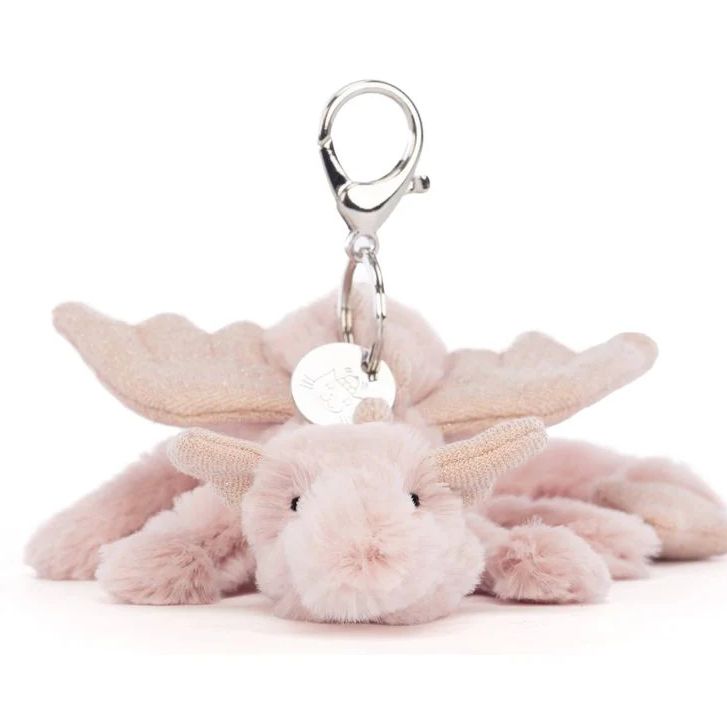 Rose Dragon Bag Charm
