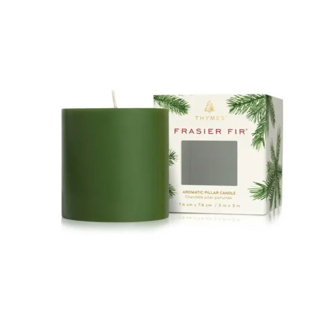 Fraiser Fir Pillar Candle 3x3