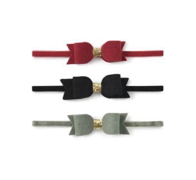 Holiday Felt Bow Headbands
