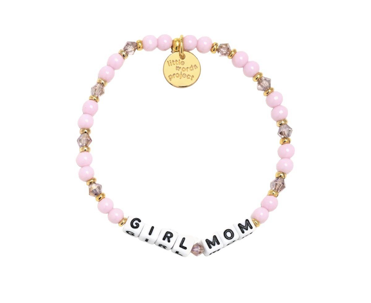 Girl Mom Little Words Project Bracelet