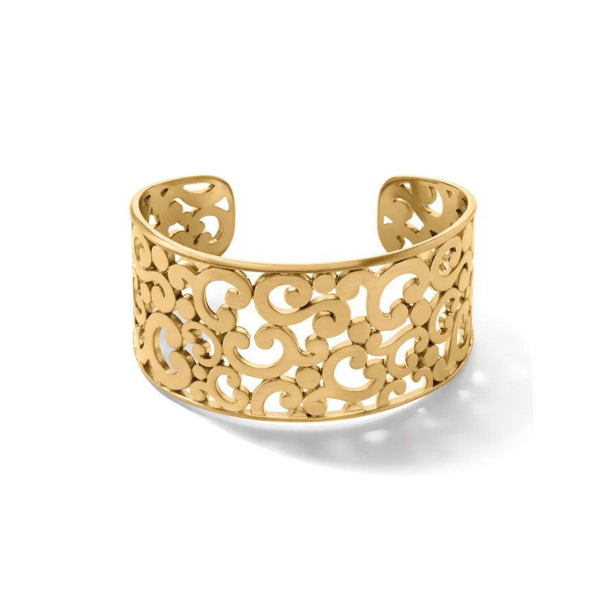 Contempo Wide Cuff Bracelet Gold
