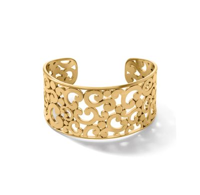 Contempo Wide Cuff Bracelet Gold