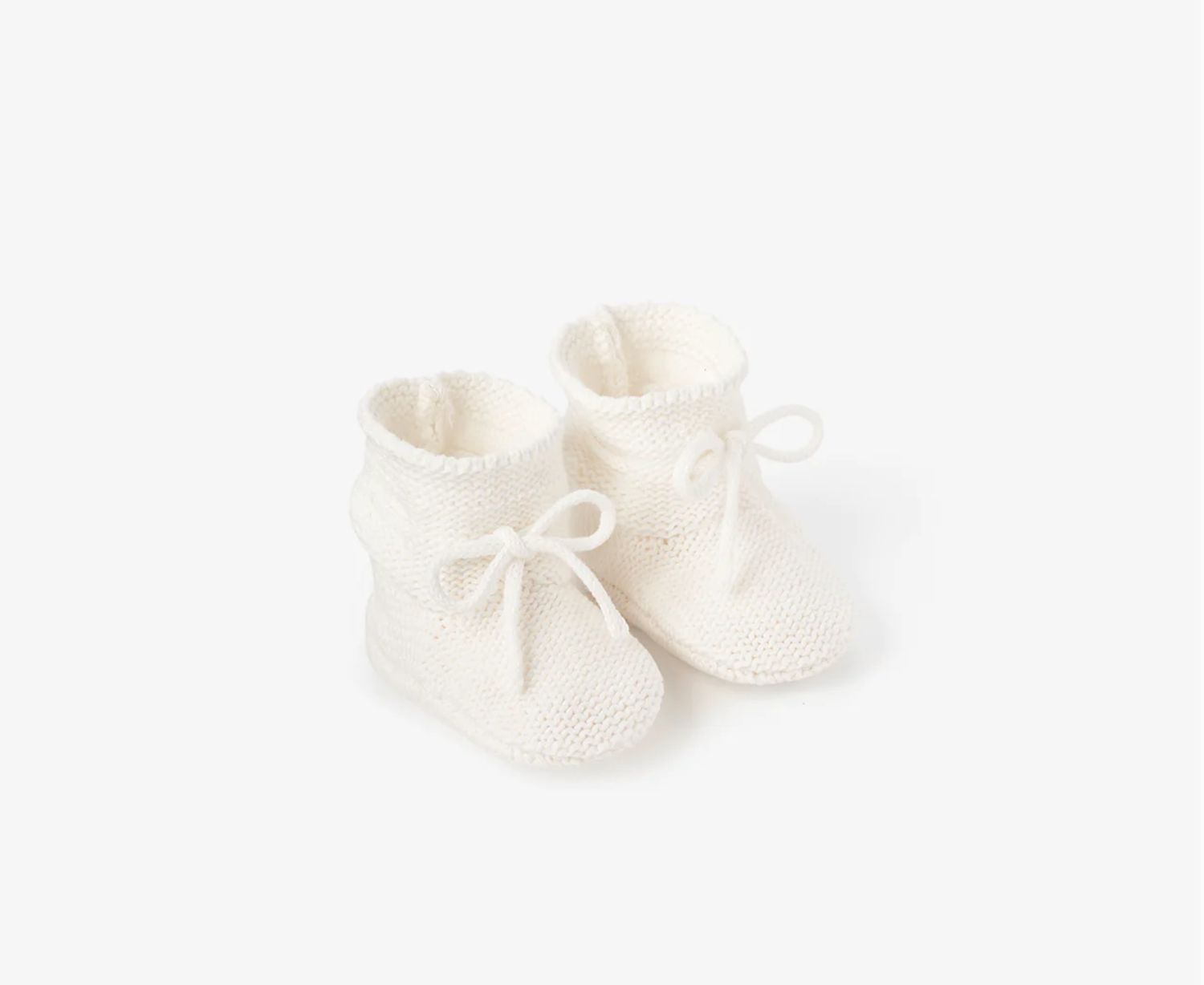 White Garter Booties