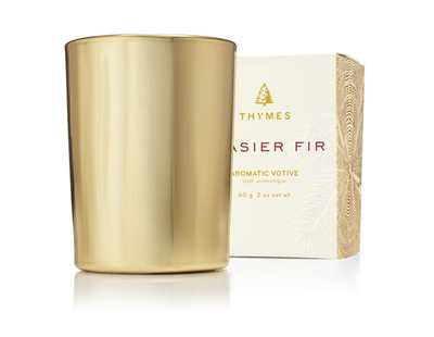 Frasier Fir 6.5oz Gilded Gold Candle,