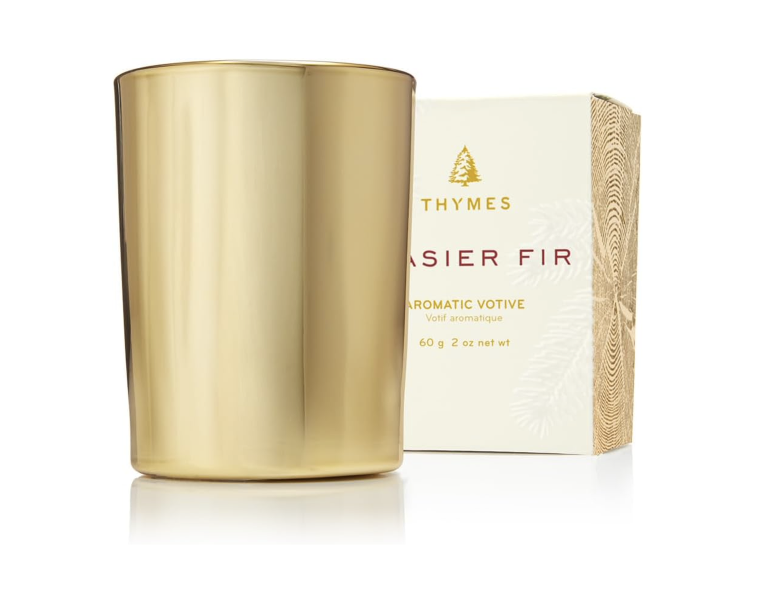 Frasier Fir 6.5oz Gilded Gold Candle,