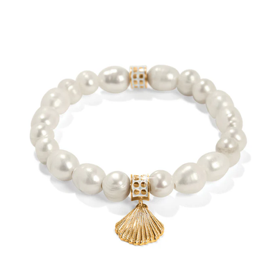 Sunset Cove Pearl Stretch Bracelet