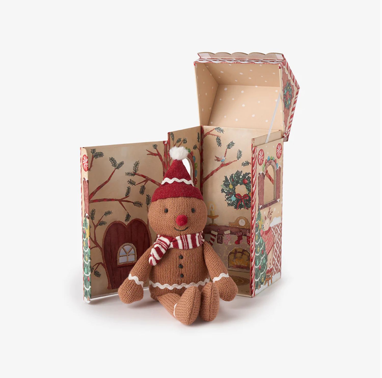 Gingerbread Knit Toy &amp; Gift Box