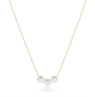 16" Gold Joy Pearl Necklace