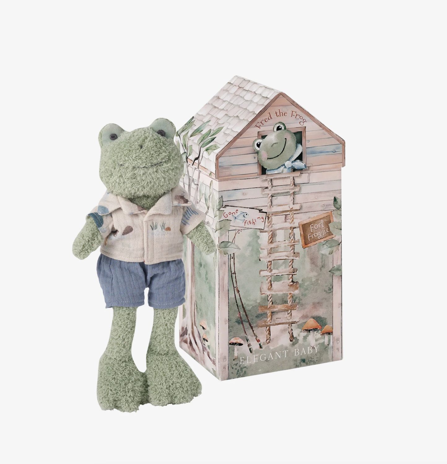 Boxed Frog Plush Toy