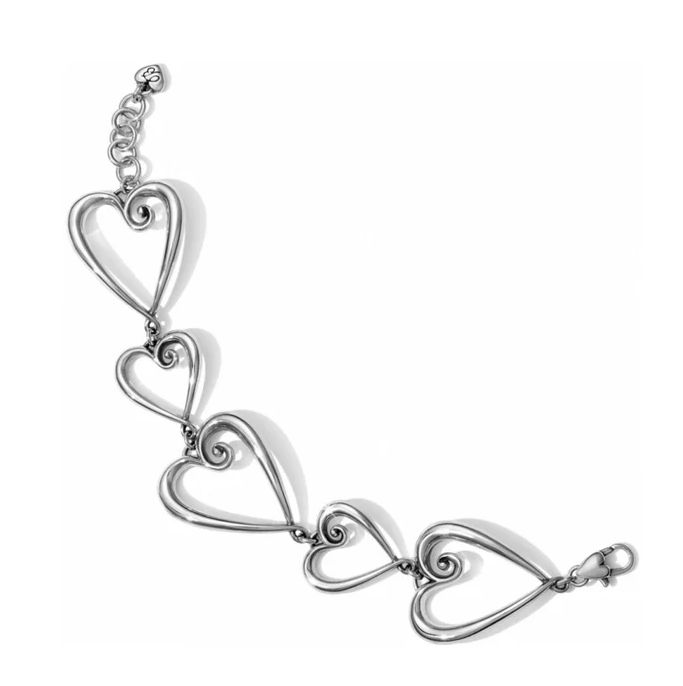 Whimsical Heart Link Bracelet