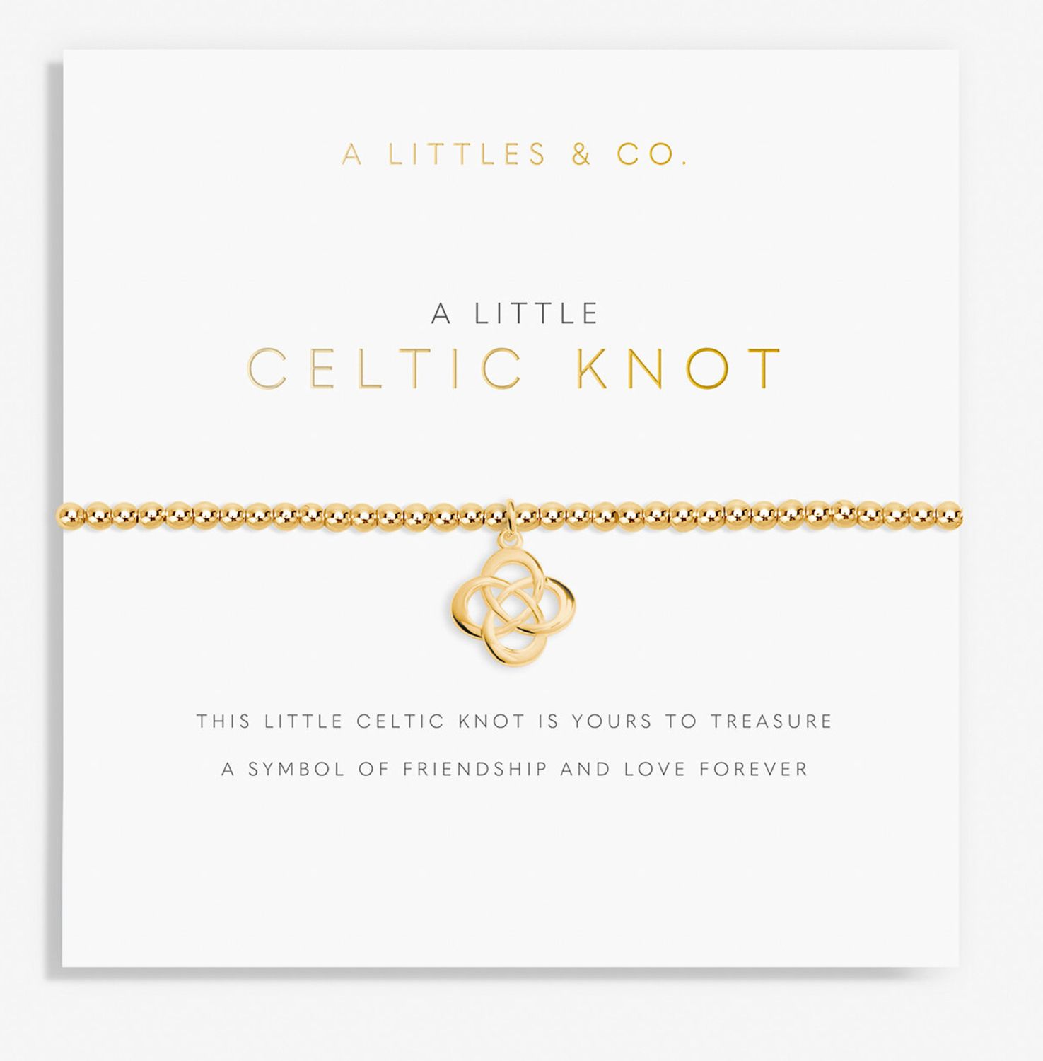 Celtic Knot Gold Bracelet