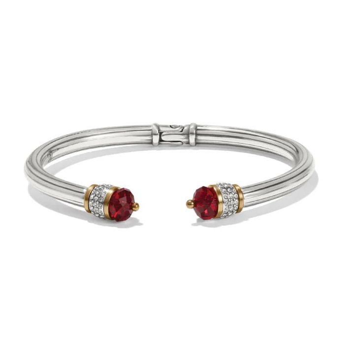 Meridian Red Open Hinged Bangle