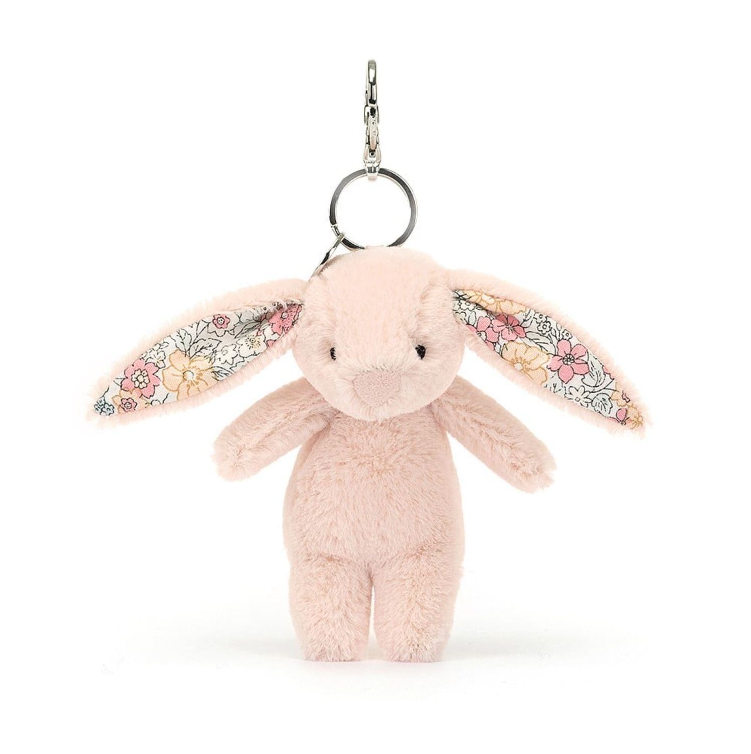Jellycat Blossom Blush Bunny bag charm plush accessory at our boutique in Poughkeepsie NY
