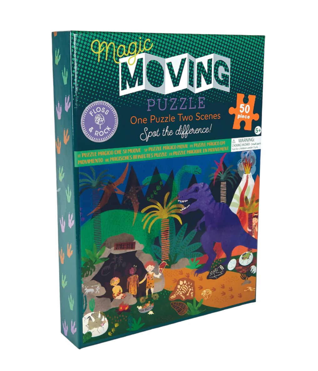 Magic Moving Dino Jigsaw 50 Piece