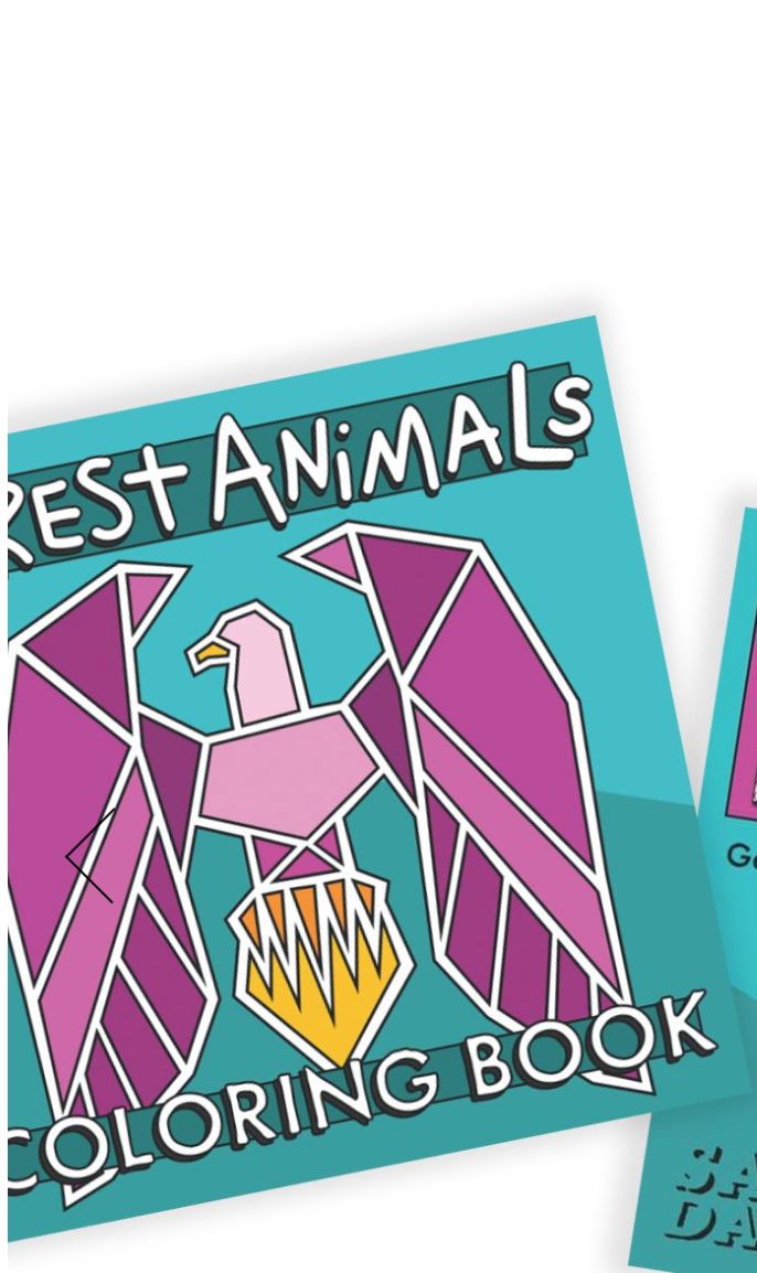 Forest Animals Coloring Book
