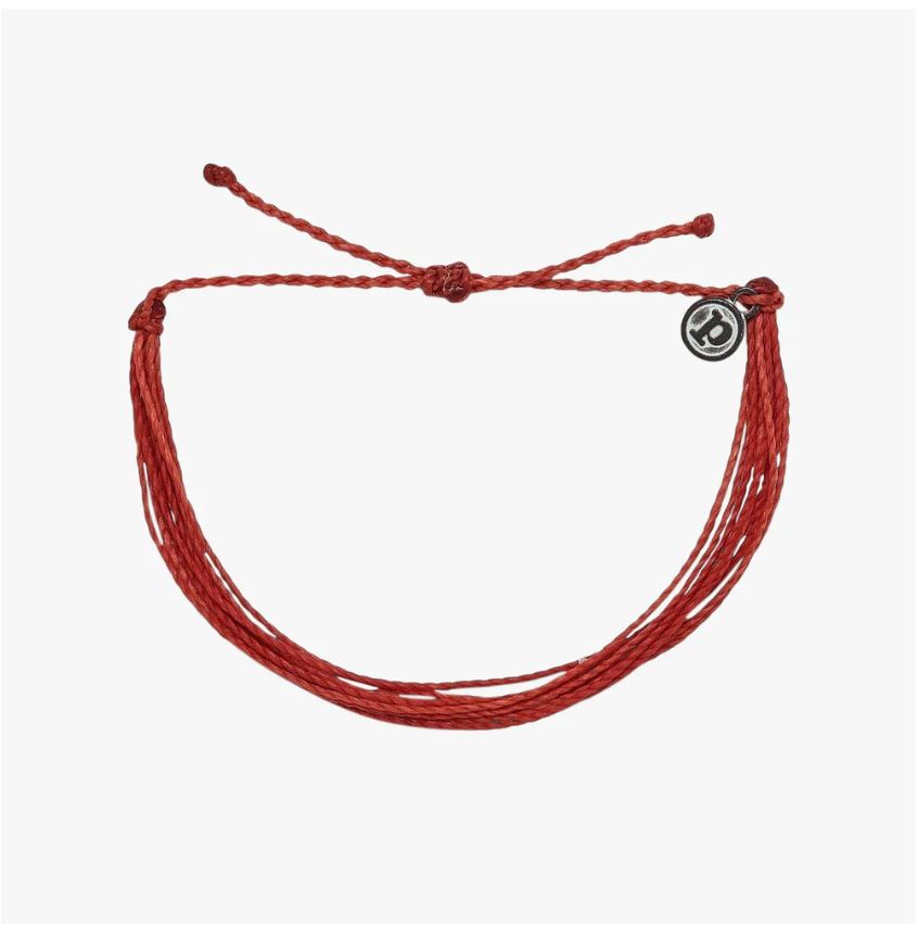 Bright Solid Red Bracelet