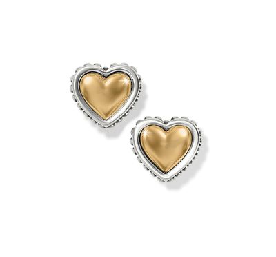 JA9920 Pretty Tough Petite Heart Post Earrings