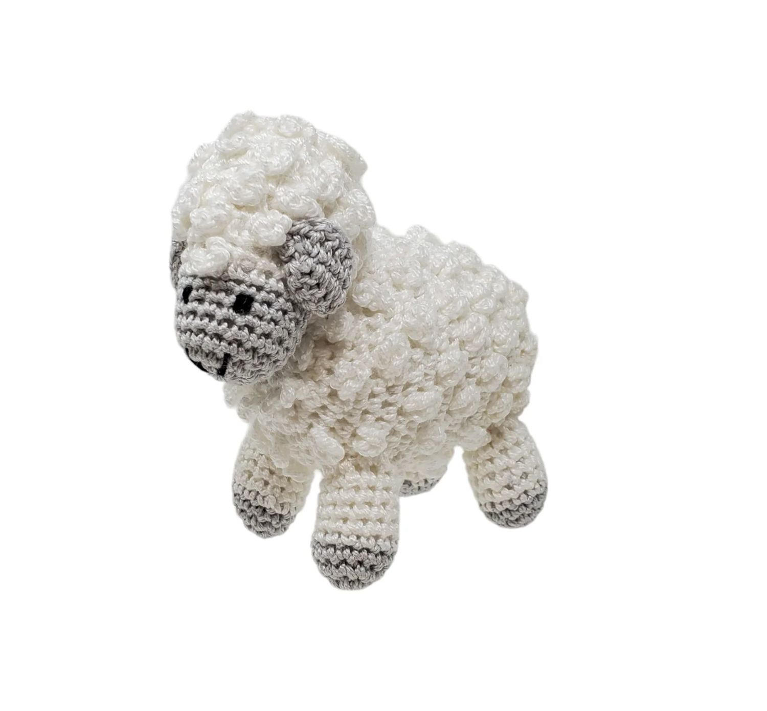 Little Cochet Sheep 4&quot;x3.5&quot; White