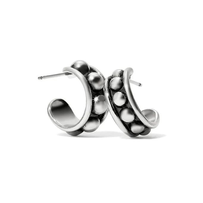 Pretty Tough Stud Post Hoop Earrings